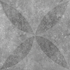 Antraciet bloem 70x70x3cm