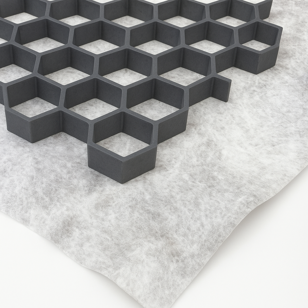 Splitplaat/Grindplaat grijs 2x120x80cm (1,04 stuks/m2)