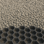 Splitplaat/Grindplaat grijs 2x120x80cm (1,04 stuks/m2)