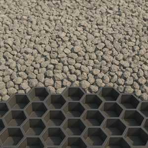 Splitplaat/Grindplaat grijs 2x120x80cm (1,04 stuks/m2)