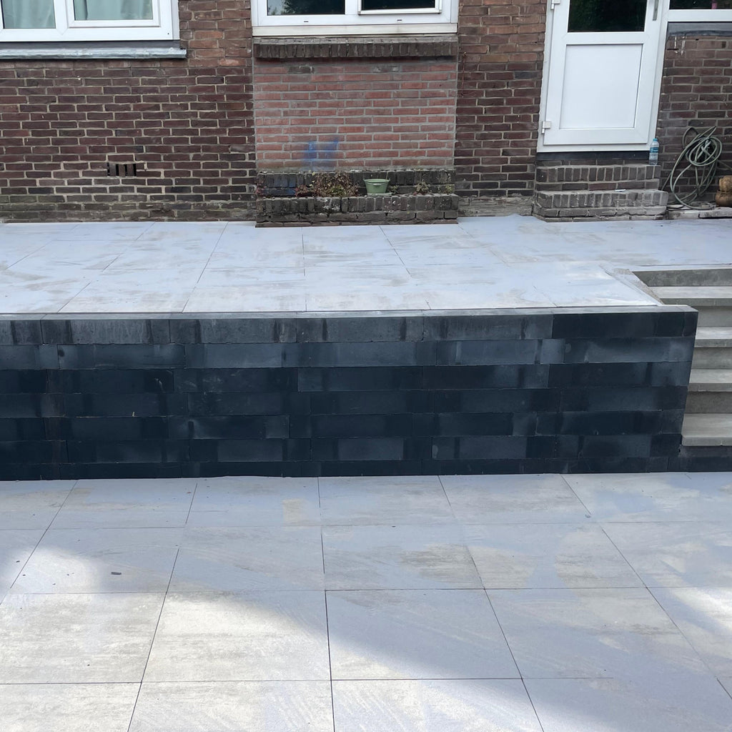 Stapelblok 60x12x12cm antraciet strak